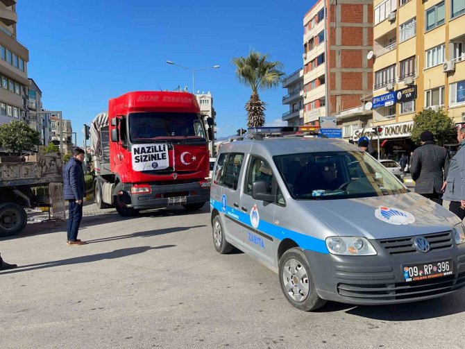 Depremin 58’inci Saatinde 58’inci Araç Nazilli’den Yola Çıktı