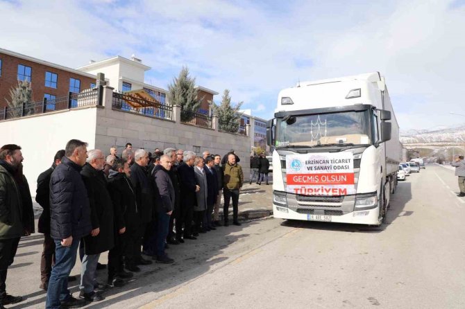 Erzincan Tso Yardım Tırı Yola Çıktı