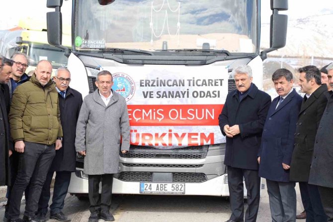 Erzincan Tso Yardım Tırı Yola Çıktı