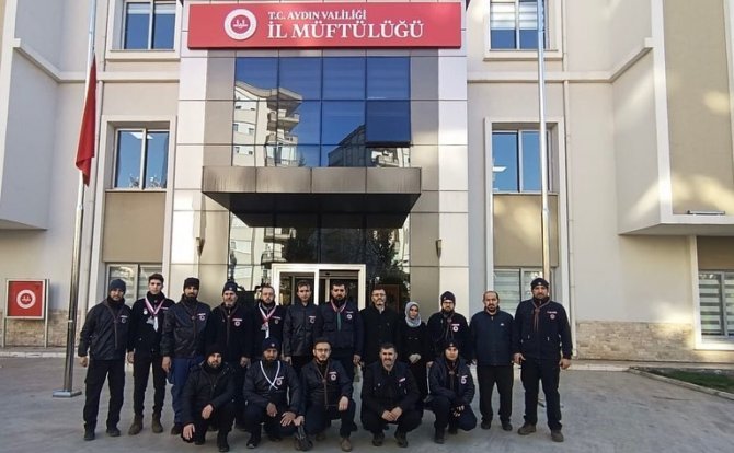 Aydın Müftülüğü Personeli Deprem Bölgesine Hareket Etti