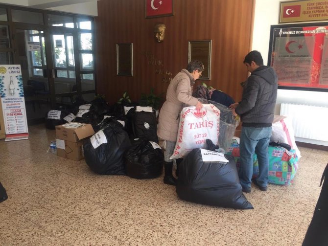 Aydın Lisesi’nden Kahramanmaraş’a Destek