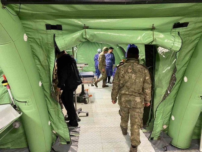 Kahramanmaraş’ta Seyyar Sahra Hastanesi Kullanıma Açılıyor