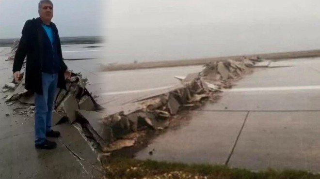 Hatay Havalimanı Pistini Onarım Çalışmalarına Başlandı