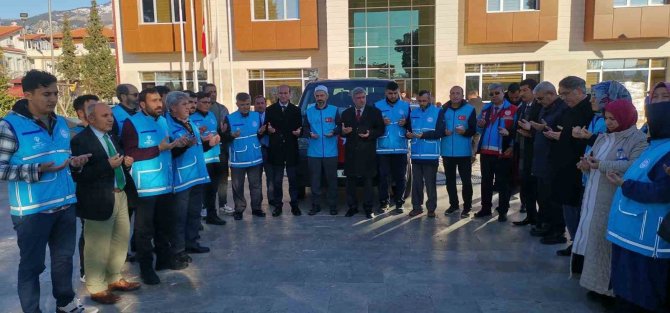 Köyceğiz Müftülüğü’nden Gönüllü Yardım Ekibi Yola Çıktı