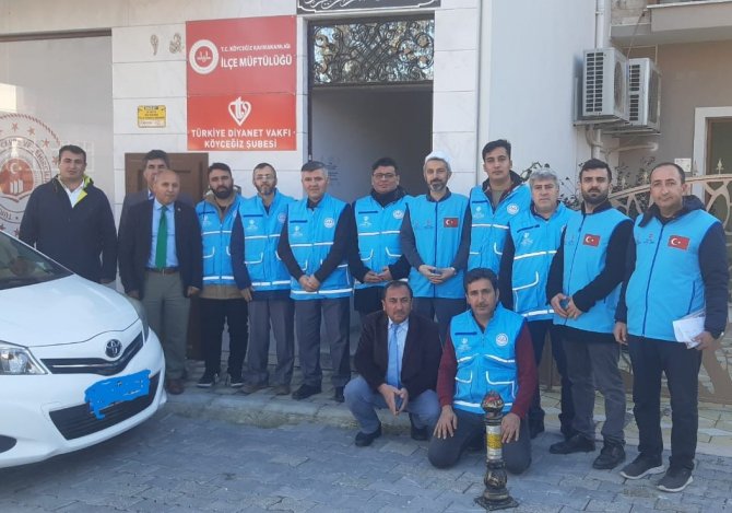 Köyceğiz Müftülüğü’nden Gönüllü Yardım Ekibi Yola Çıktı