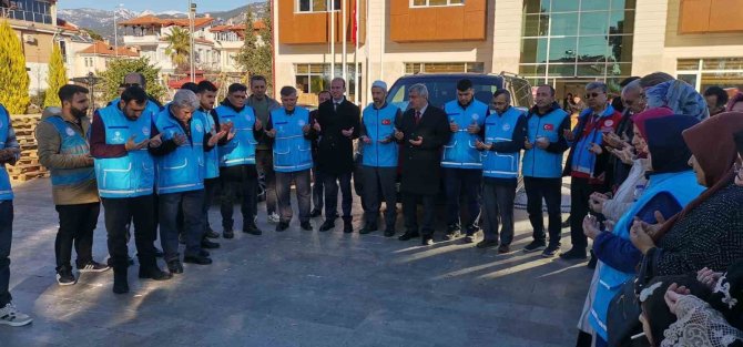 Köyceğiz Müftülüğü’nden Gönüllü Yardım Ekibi Yola Çıktı