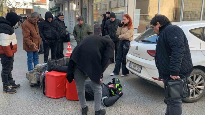 Tekirdağ’da Yaralamalı Kaza Kameraya Yansıdı