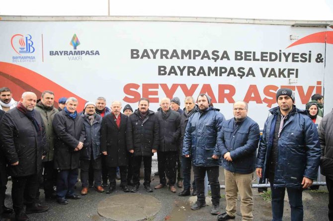 Bayrampaşa’nın "Seyyar Aşevi" Deprem Bölgesinde
