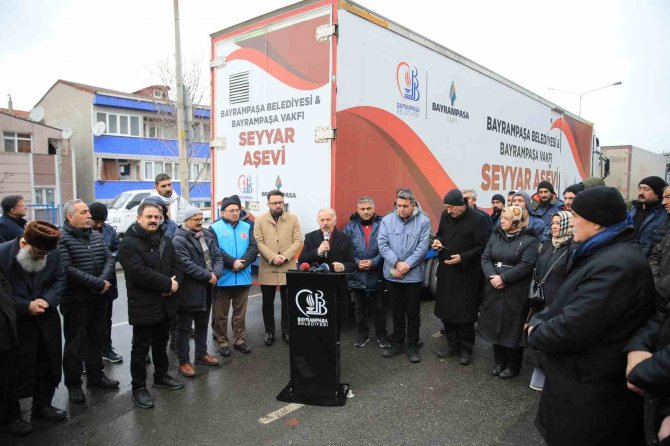 Bayrampaşa’nın "Seyyar Aşevi" Deprem Bölgesinde