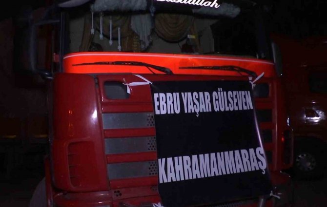 Ebru Yaşar’dan Depremzedelere Yardım