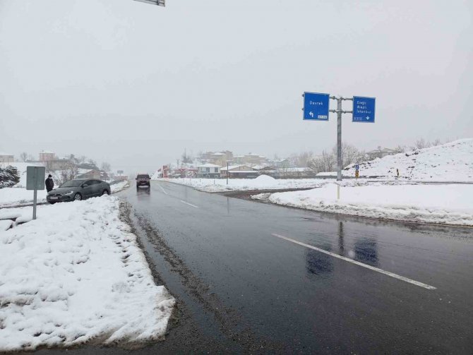 Ereğli-zonguldak Yolu Uzun Araçlara Kapatıldı