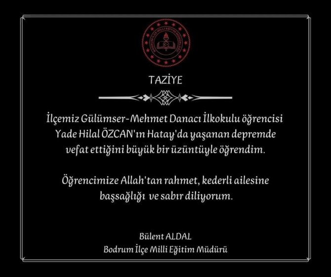 Ara Tatilde Hatay’a Giden Yade, Depremde Yaşamını Yitirdi