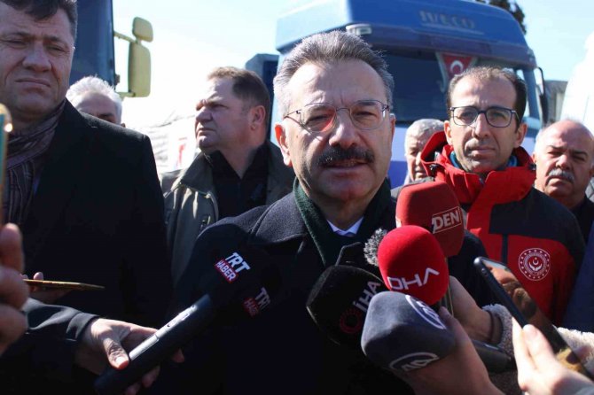 Aydın’dan 154 Yardım Tırı Afet Bölgelerine Gönderildi
