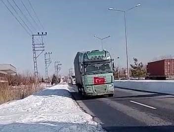 Kardeş Azerbaycan Yardım Konvoyu Deprem Bölgesine Gidiyor