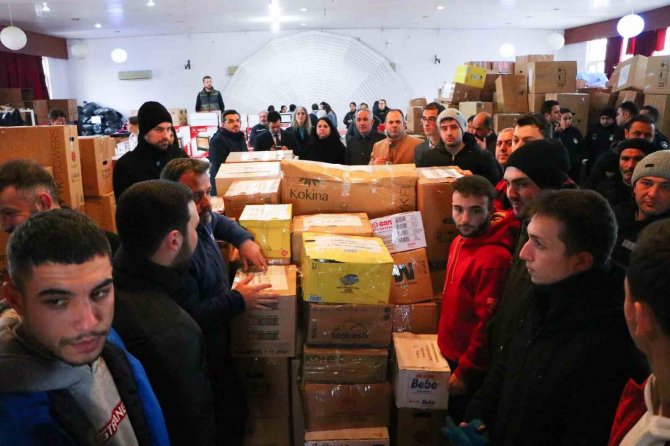 Çiftlikköy’den 2. Yardım Tırı Hatay’a Uğurlandı