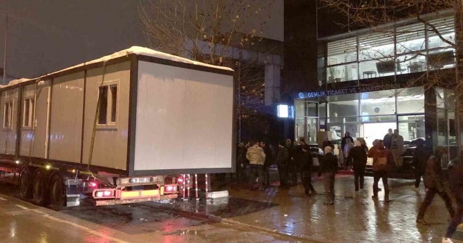 Gtso’nun Konteyner Evleri Yola Çıktı