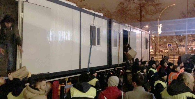 Gtso’nun Konteyner Evleri Yola Çıktı