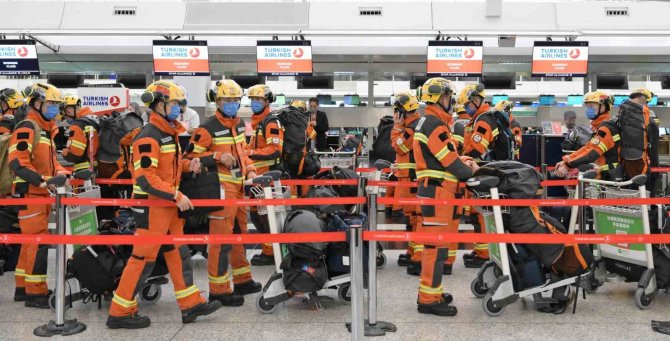 Hong Kong’dan Türkiye’ye Kurtarma Ekibi Gönderildi