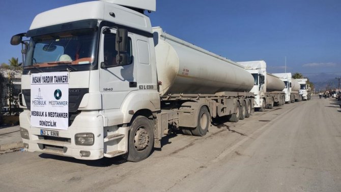 İ̇zmirli Firmadan Deprem Bölgelerine 700 Ton Akaryakıt Desteği