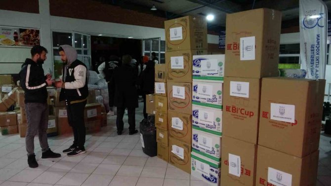 Mskü Tarafından Deprem Bölgesine Yardım Gönderildi