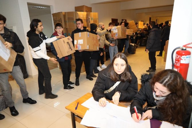 Ordu Üniversitesi’nden Deprem Bölgelerine Yardım