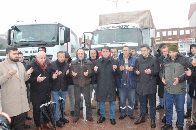 Türkeli’den 3. Yardım Konvoyu Dualarla Yola Çıktı
