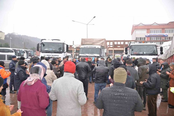 Türkeli’den 3. Yardım Konvoyu Dualarla Yola Çıktı