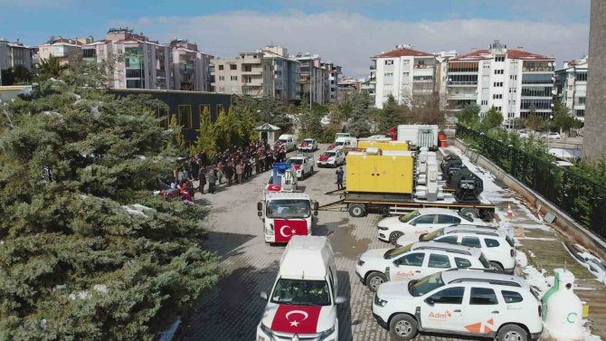 Adm Elektrik Afet Bölgesinde