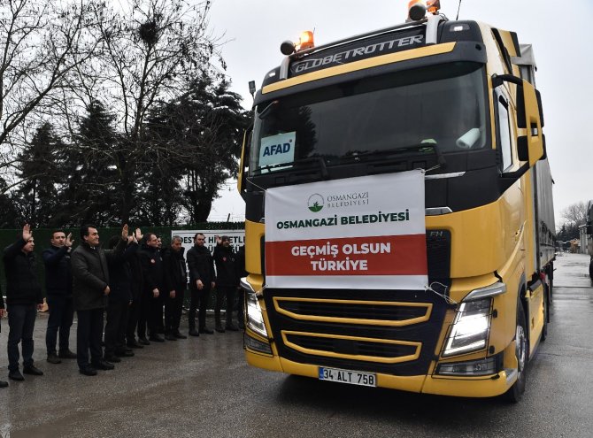 Osmangazi Tüm İmkânlarıyla Depremzedelerin Yanında