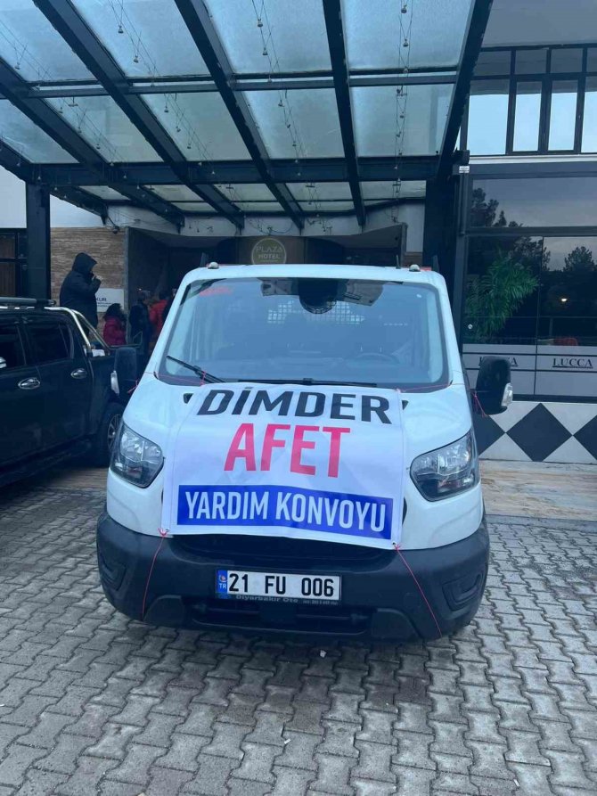 Di̇mder, Diyarbakır’dan Başlayarak Tüm Deprem Bölgelerine Destek Sağladı