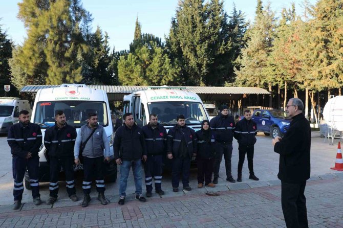 Efeler Belediyesi Deprem Bölgelerine Cenaze Araçları Gönderdi