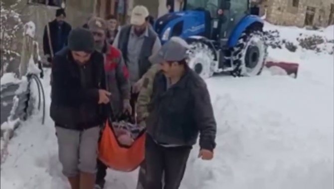 Karla Mücadele Ekipleri Kalp Hastası İçin Seferber Oldu