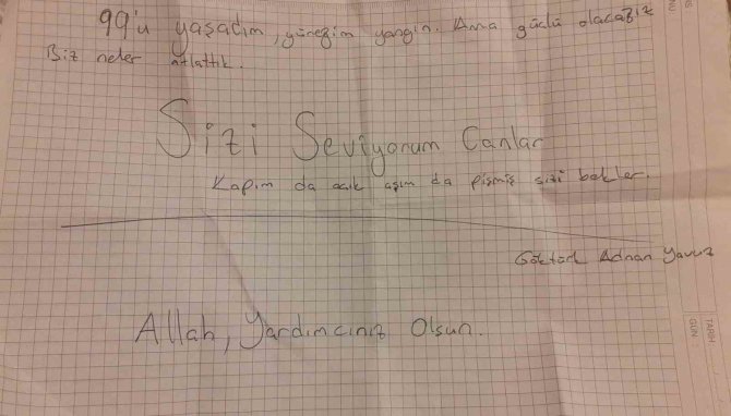 Öğrencilerin Notları Duygulandırdı