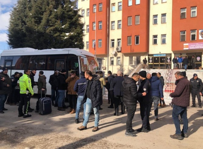 Tavşanlı Polisi Sfet Bölgesine Gidiyor