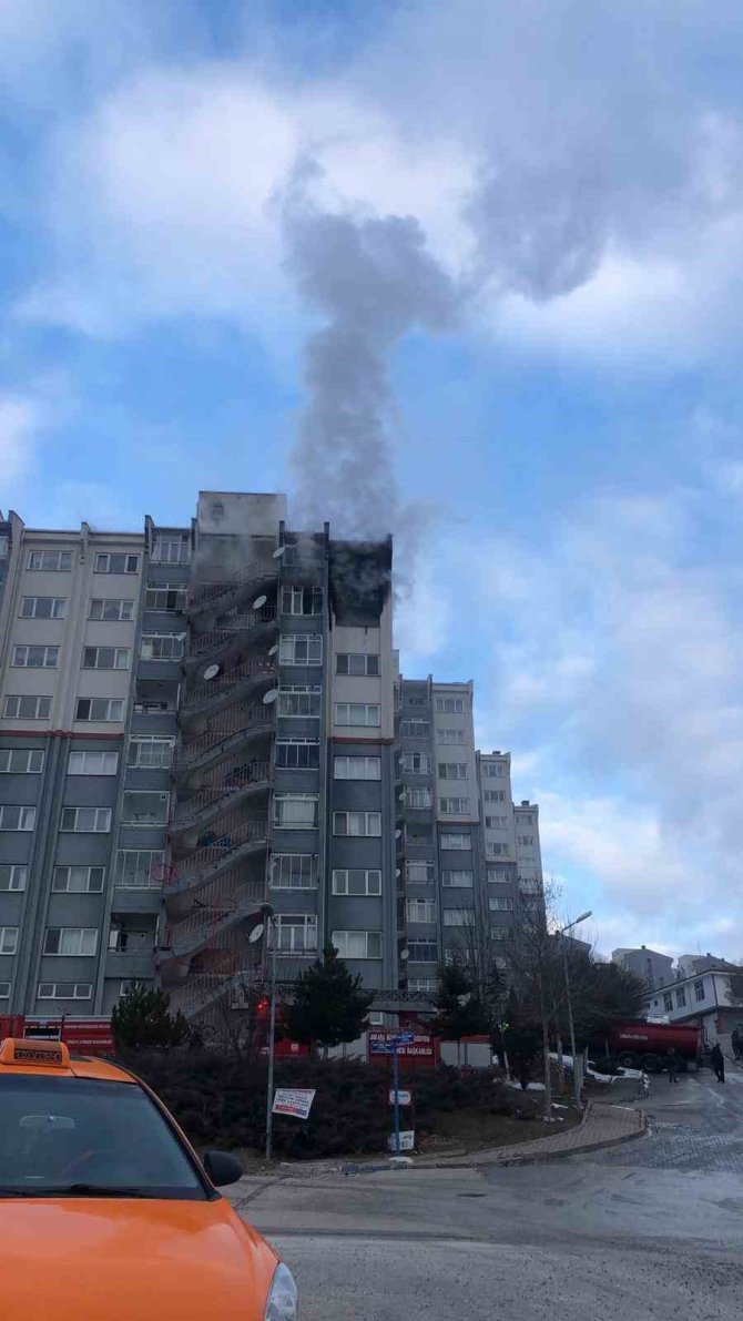 Kızılcahamam’da Yangın, Bir Kişi Hayatını Kaybetti