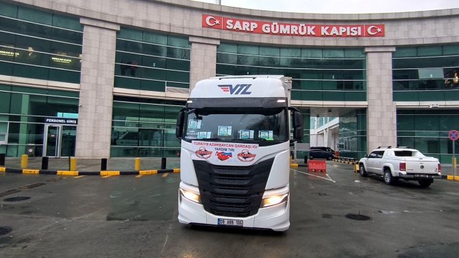 Azerbaycan Ve Gürcistan’dan Deprem Bölgesine 80 Tır Yardım