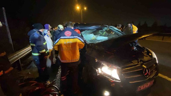 Hatay’dan İ̇stanbul’a Giden Depremzede Aile Kaza Yaptı: 1’i Bebek 9 Yaralı