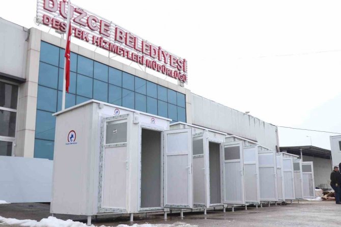 Seyyar Tuvaletler Deprem Bölgesi İçin Yola Çıktı