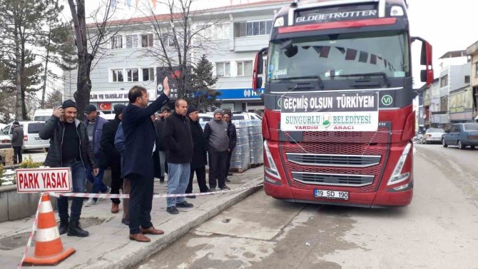 Sungurlu’da İlçe Halkı Afetzedeler İçin Seferber Oldu
