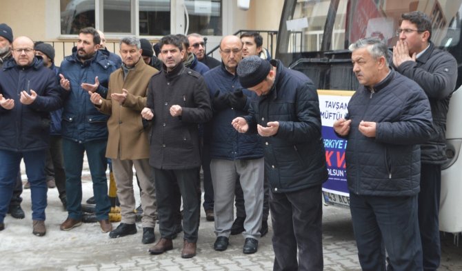 Tavşanlı Ve Domaniç İlçelerinden Din Görevlileri Dualarla Deprem Bölgesine Gitti