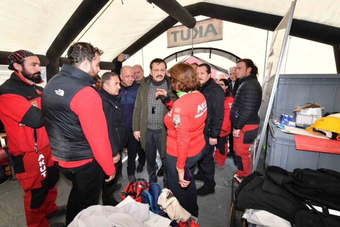 Hisarcıklıoğlu, İ̇skenderun’da İncelemelerde Bulundu