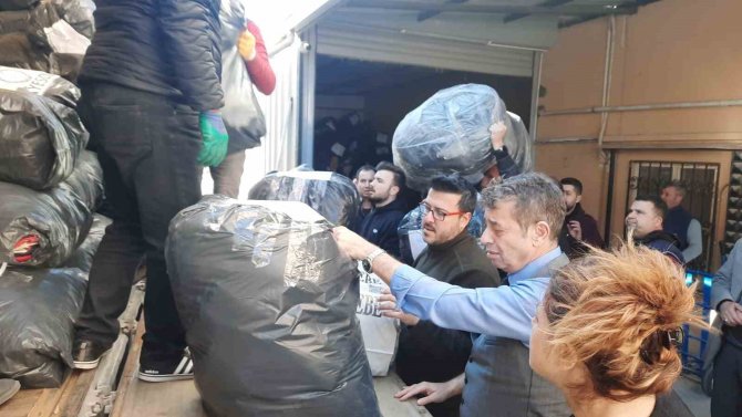 Aydınlı Esnaf Odalarından Depremzedelere Yardım Eli