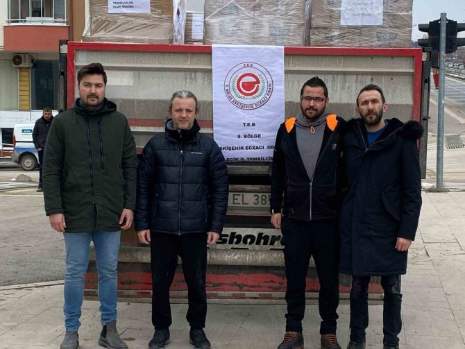 Bilecik’te Kahramanmaraş’a Gönderilen 142 Koli İlaç İhtiyaç Sahiplerine Dağıtılmaya Başlandı