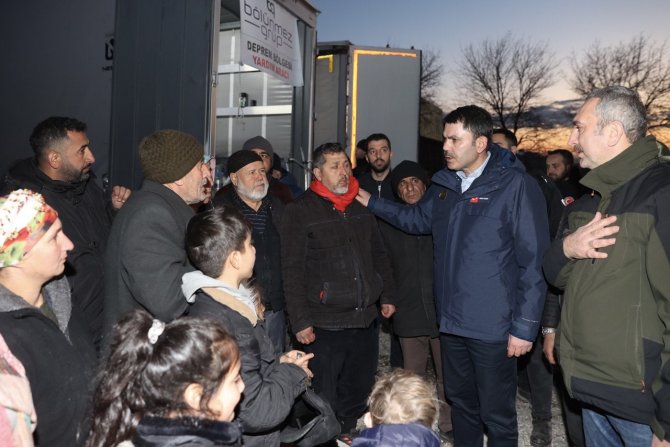 Bakan Kurum: "Konteyner Kentler Kuracağız, Kira Yardımında Bulunacağız”