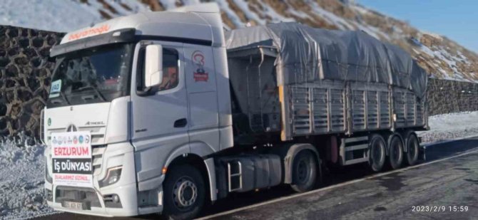 Erzurum İş Dünyasının Yardımları Aralıksız Sürüyor