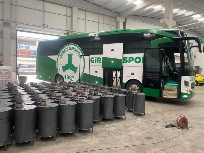 Giresunspor Takım Otobüsü Afet Bölgesine Hareket Etti