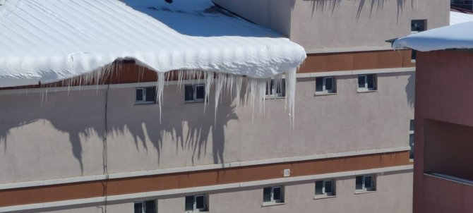 Aşkale’de Sibirya Soğukları