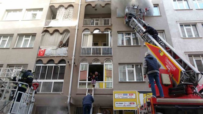 Kütahya’da Korkutan Yangın