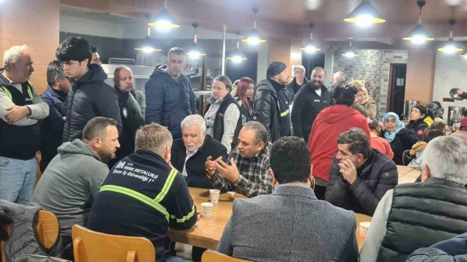 Değirmenci İ̇skenderun’da Depremzede Üyeleriyle Görüştü