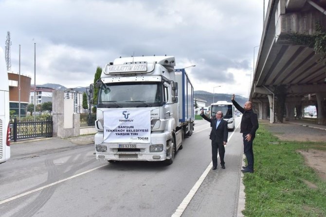 Tekkeköy’den Yaraları Saracak Gönül Seferberliği